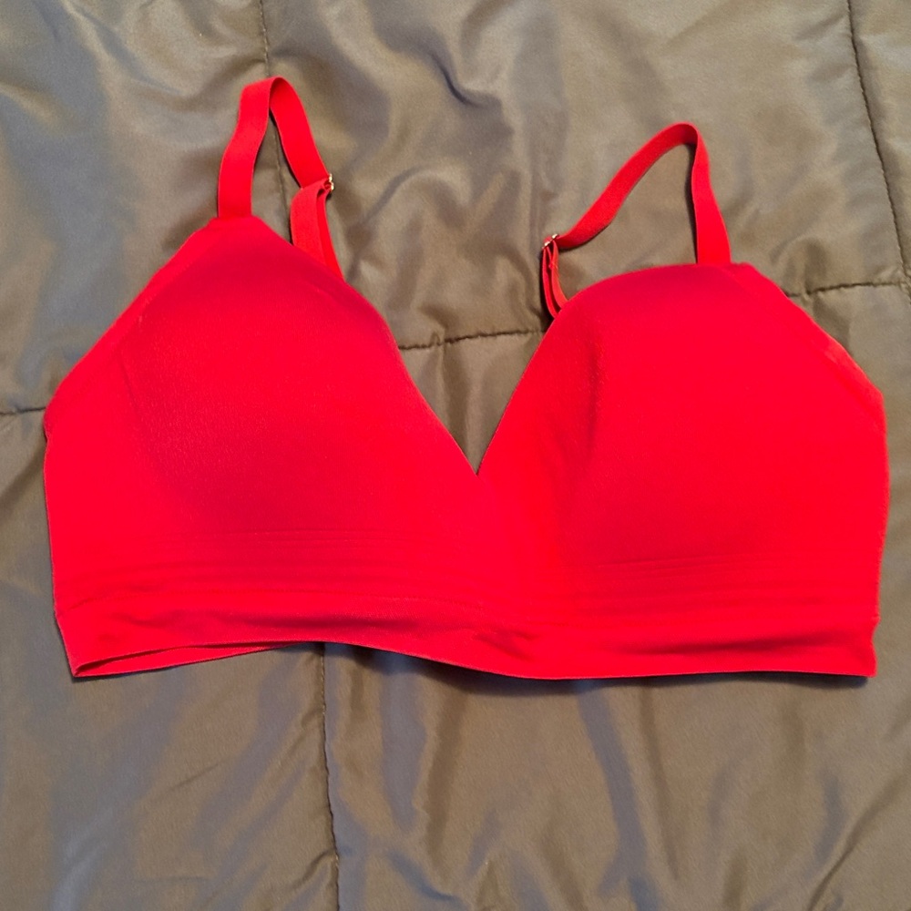 Vibrant Red Women's Bra